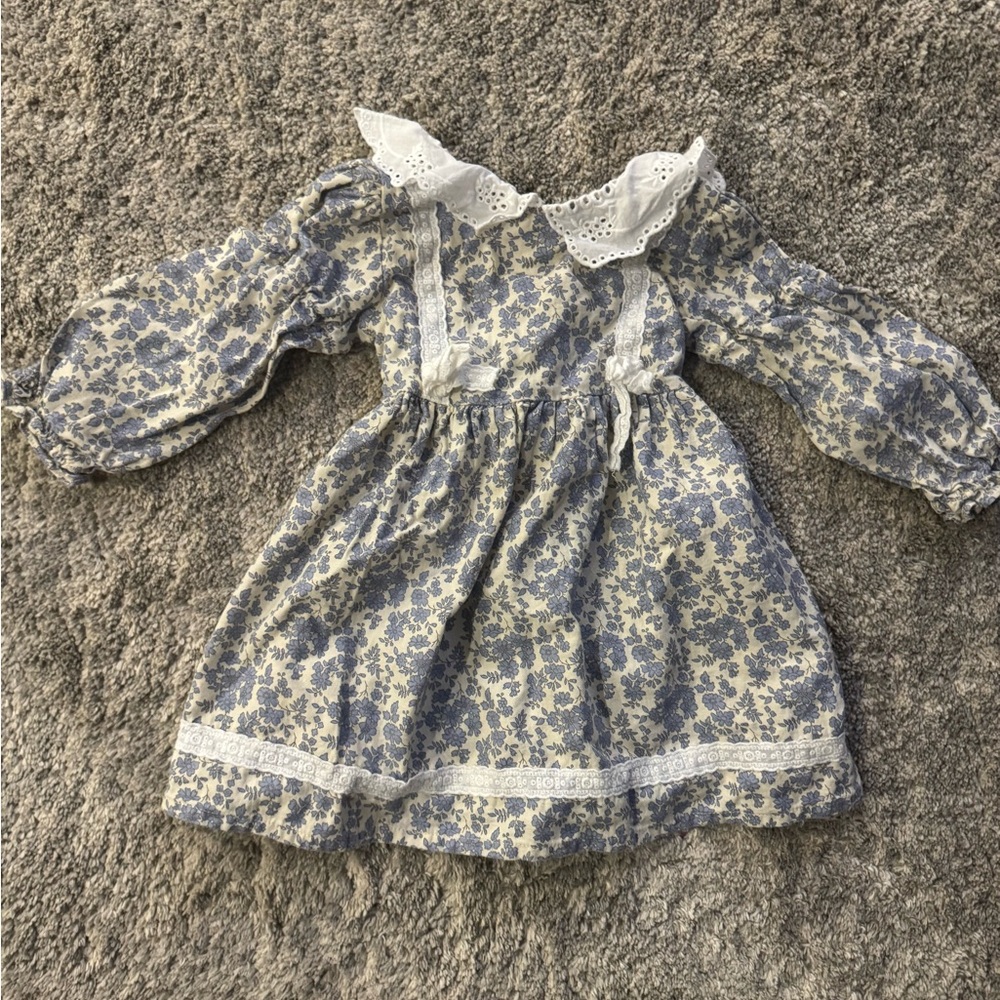 Smocked girls dress